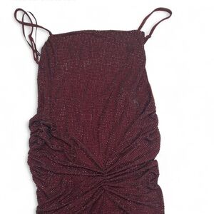Meshki Burgundy Maxi Dress -SOLD